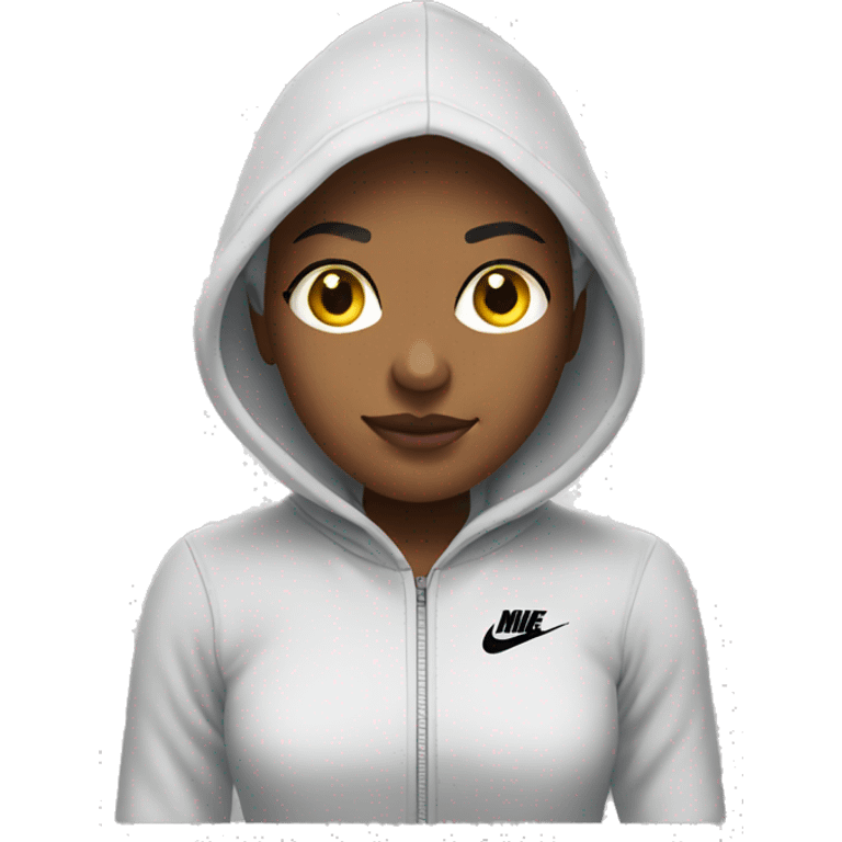 Nike female hoodie emoji