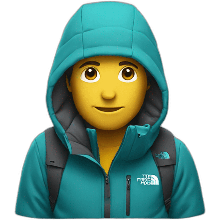 the north face logo emoji