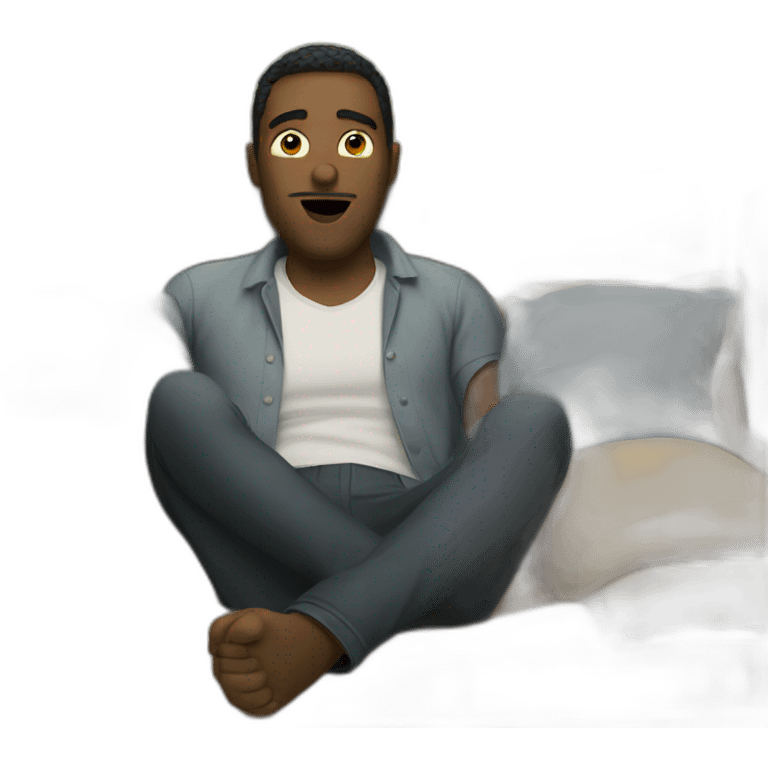 man watching movies emoji