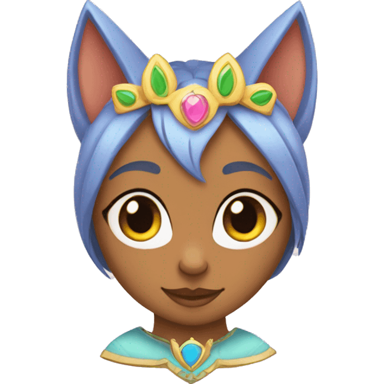 Princesa cara de gato  emoji