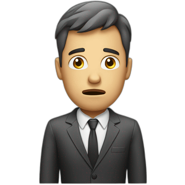 stressed businessman emoji