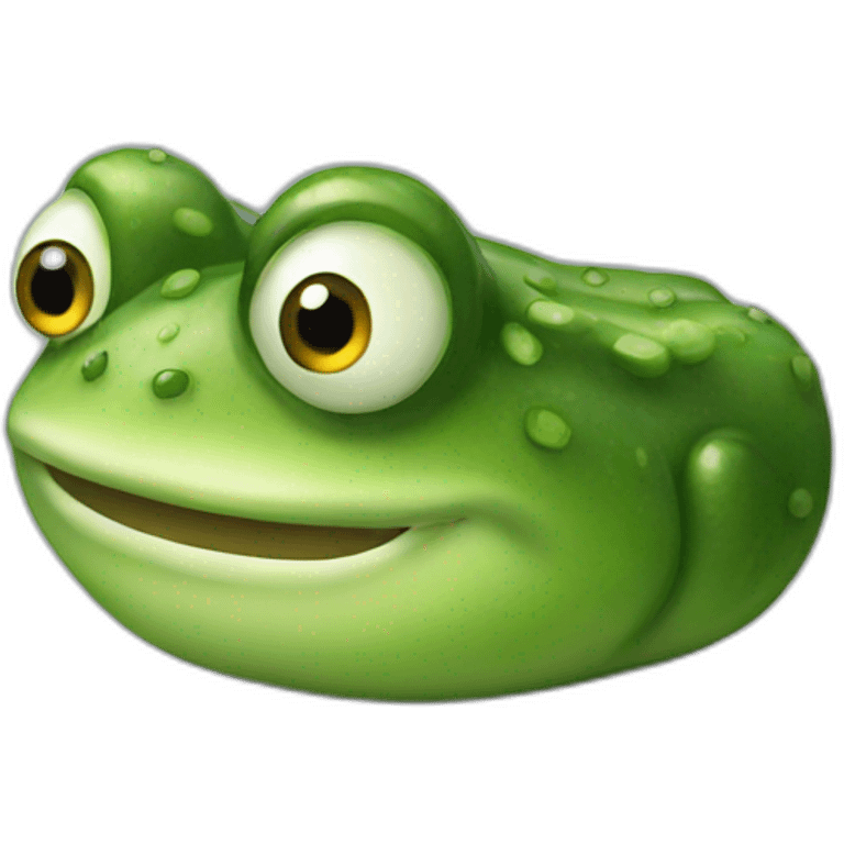 Frogg cucumber emoji