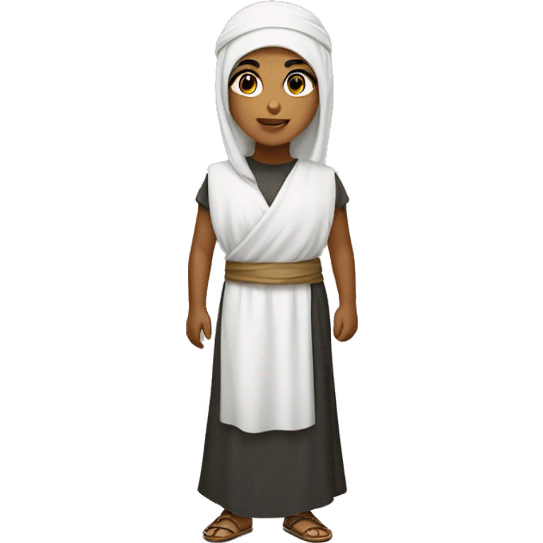 Arab girl with a kuffieyah emoji