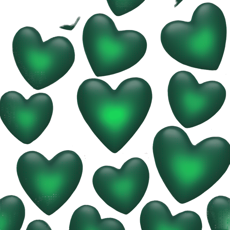 dark green heart  emoji