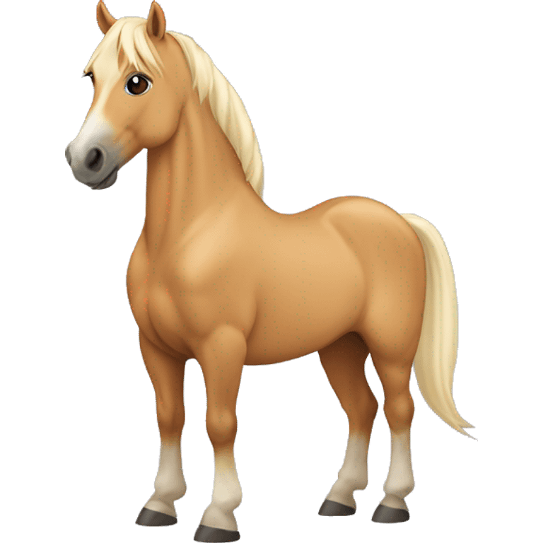 Palomino horse emoji