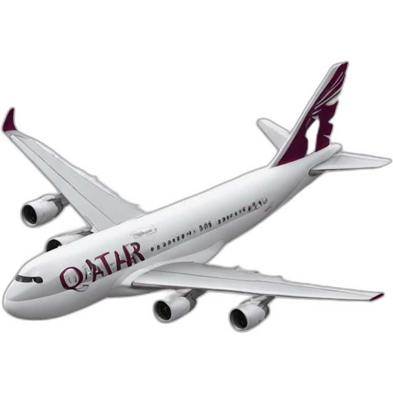 Qatar air airplane emoji