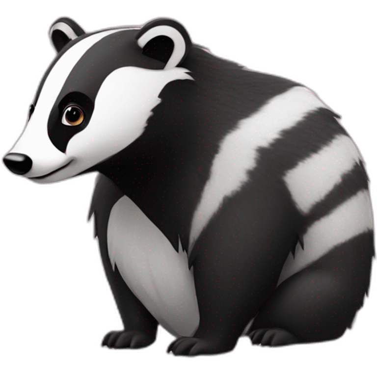 valentines badger emoji