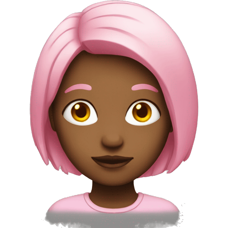 Girl with pink hair  emoji