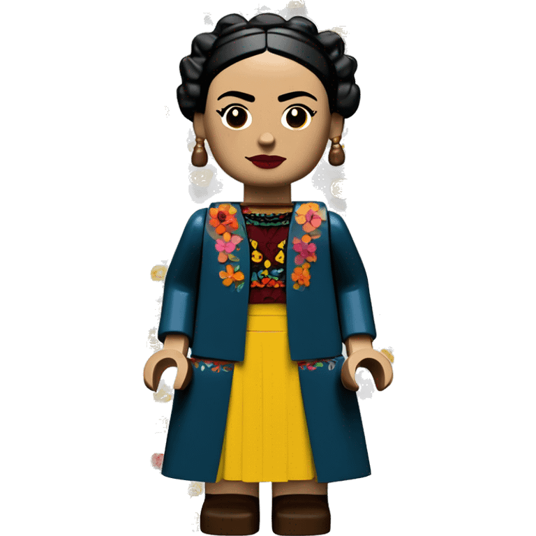 Frida Kahlo lego full body emoji