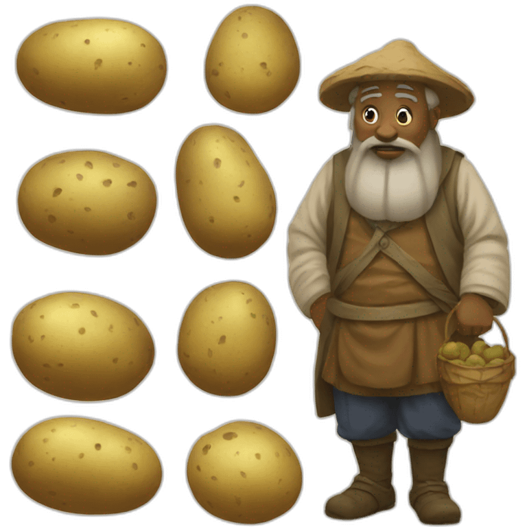 Ancient potato merchant  emoji