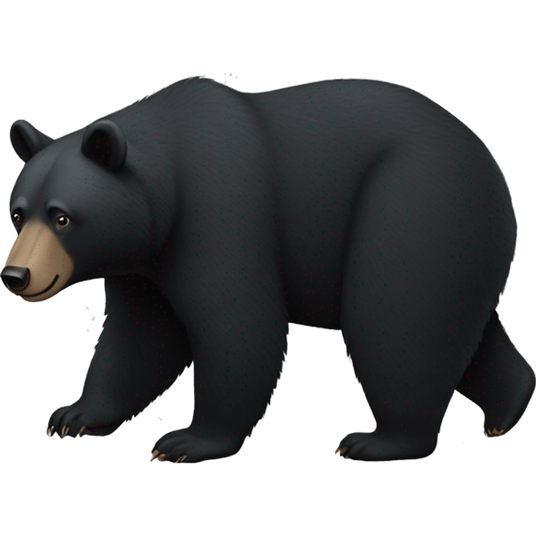 black bear symbol emoji