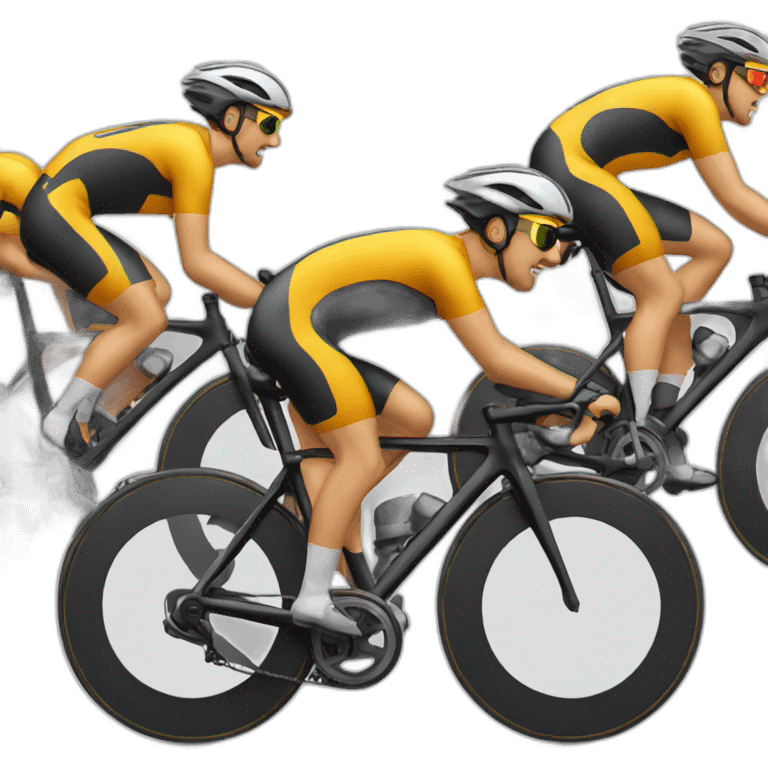 Bicycle groupb men Racing emoji