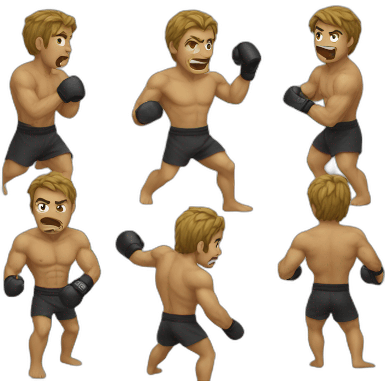 Fight mini  emoji