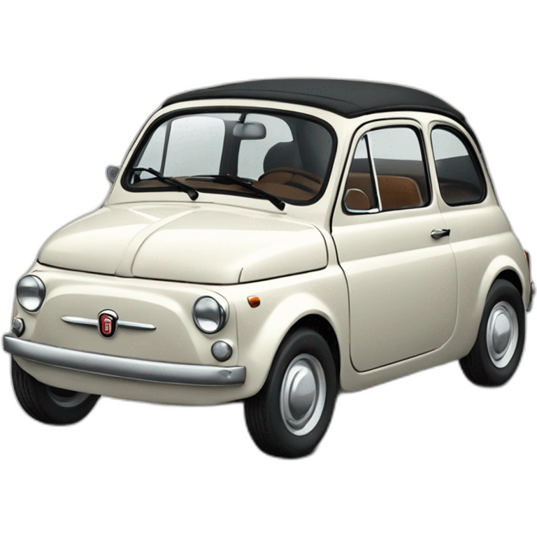 Fiat 500 joly emoji