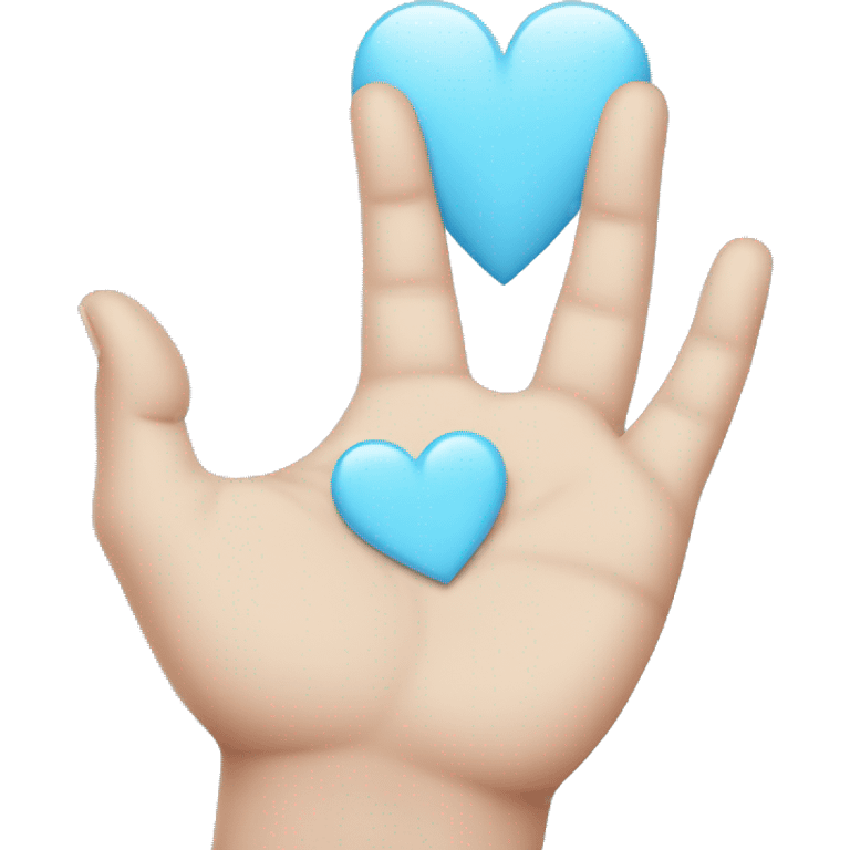 baby blue heart emoji