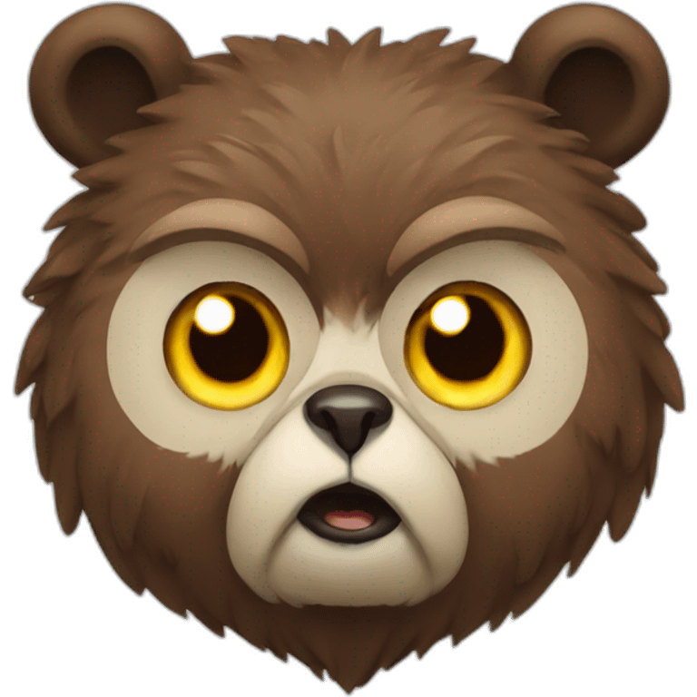 adult bear owl emoji