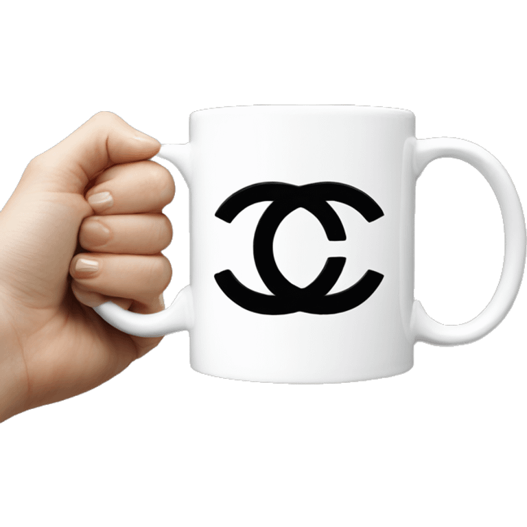 Chanel logo Coffee mug emoji