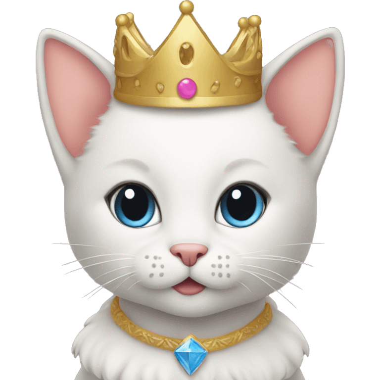 cat princess birthday emoji