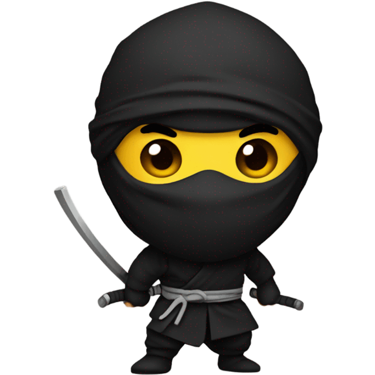 ninja in black emoji