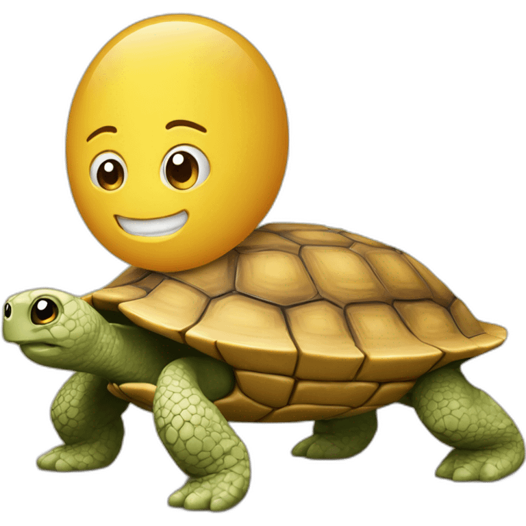 des pâtes sur une tortue emoji