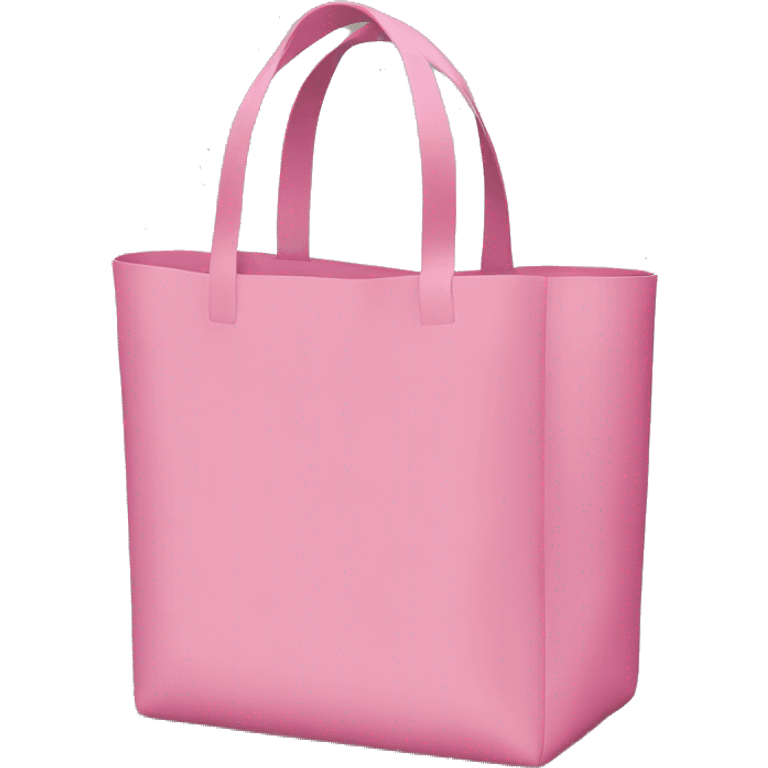 Pink tote bag emoji