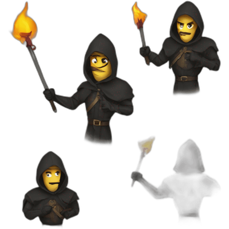 medieval evil spy emoji