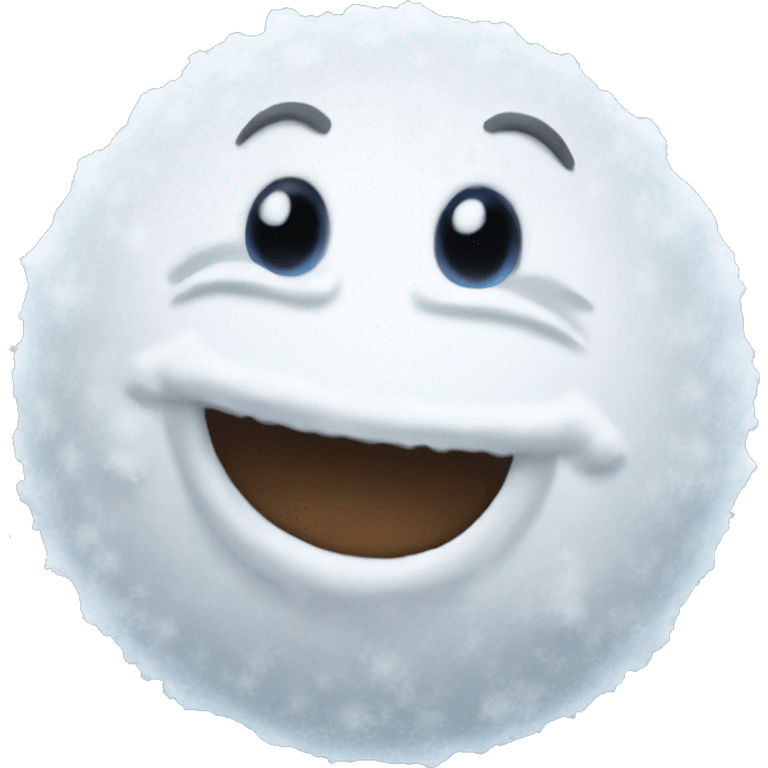 Snowball emoji