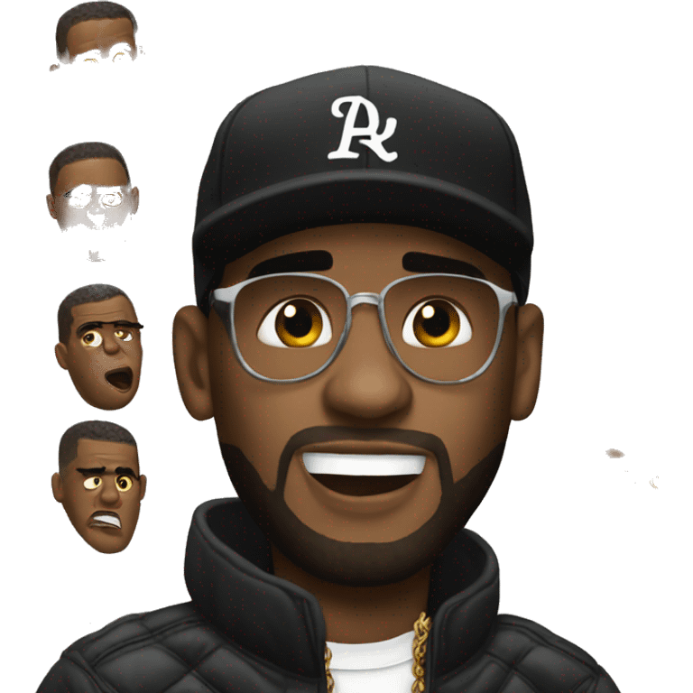 R Kelly hitting the griddy emoji