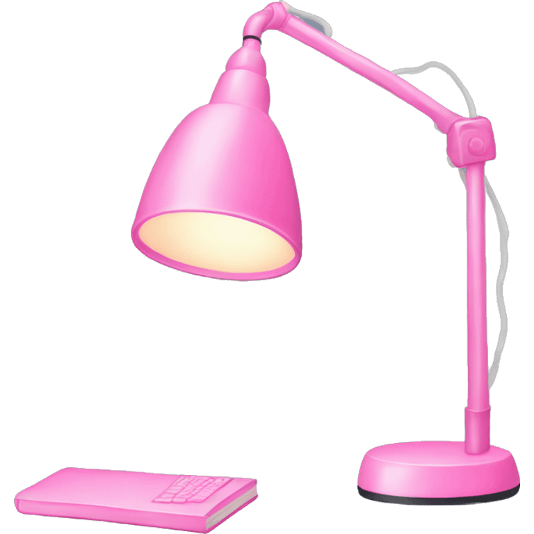 Pink Desk lamp emoji