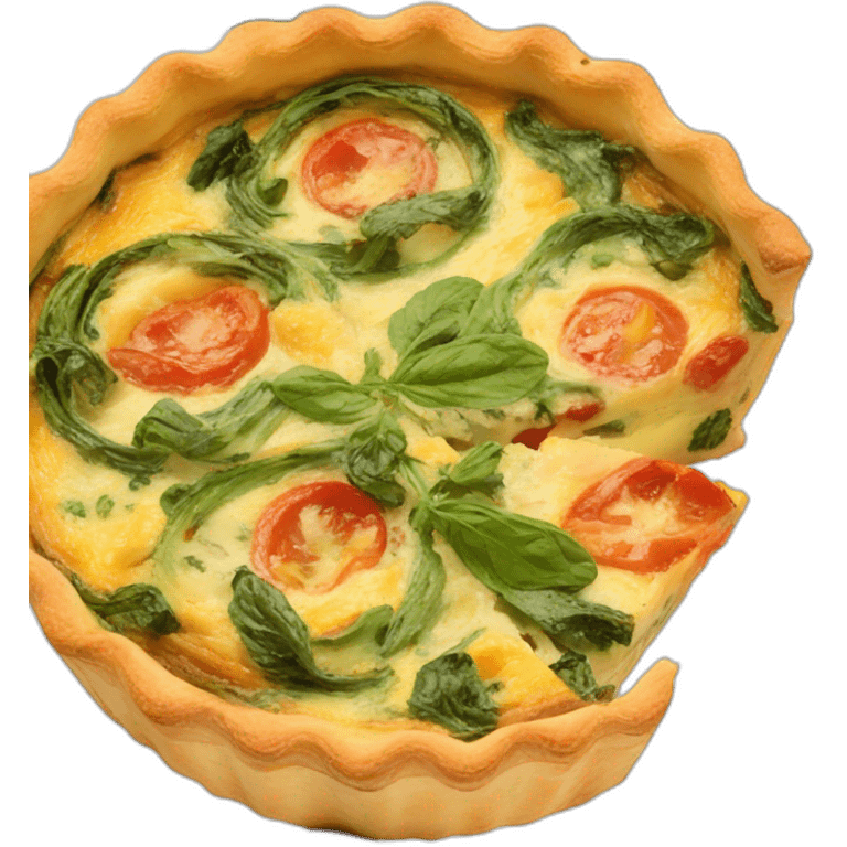 Super recette quiche emoji