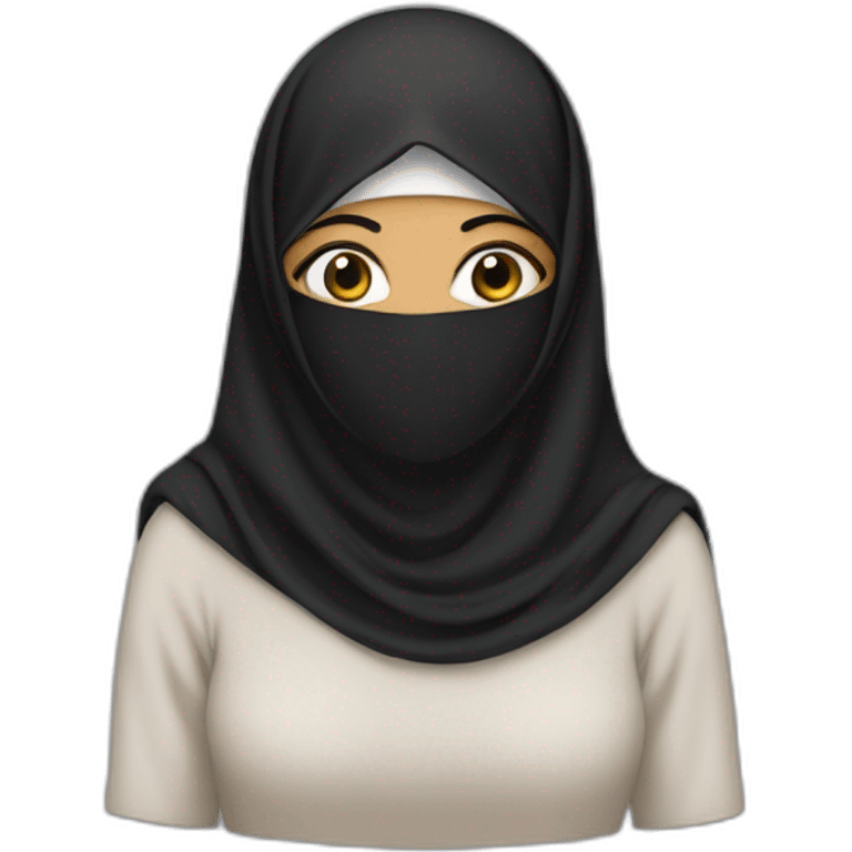 Niqab woman muslim emoji