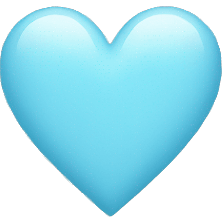 pale blue heart emoji