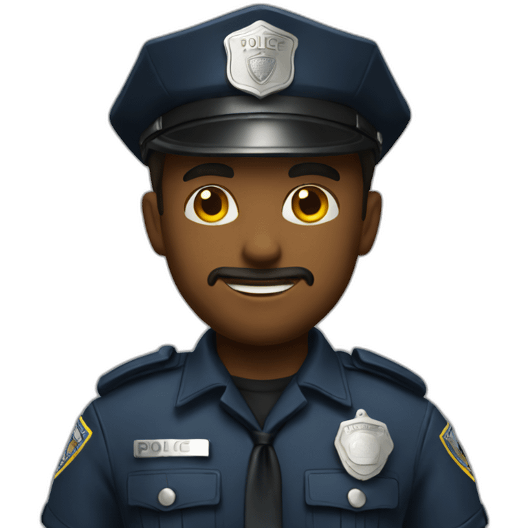 Police man emoji emoji