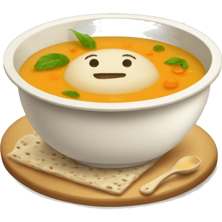 Matzah ball soup emoji