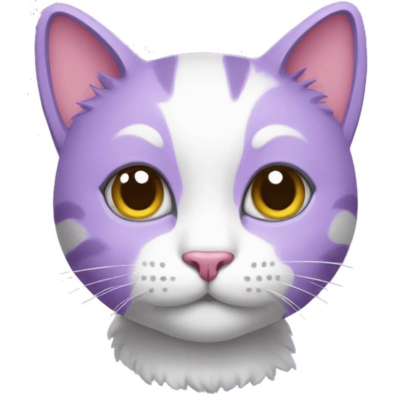 purple kitty emoji