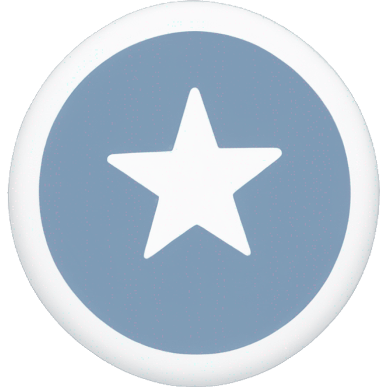 A blue circle with a white checkmark in the center, surrounded by small notches on the edges like a star. emoji