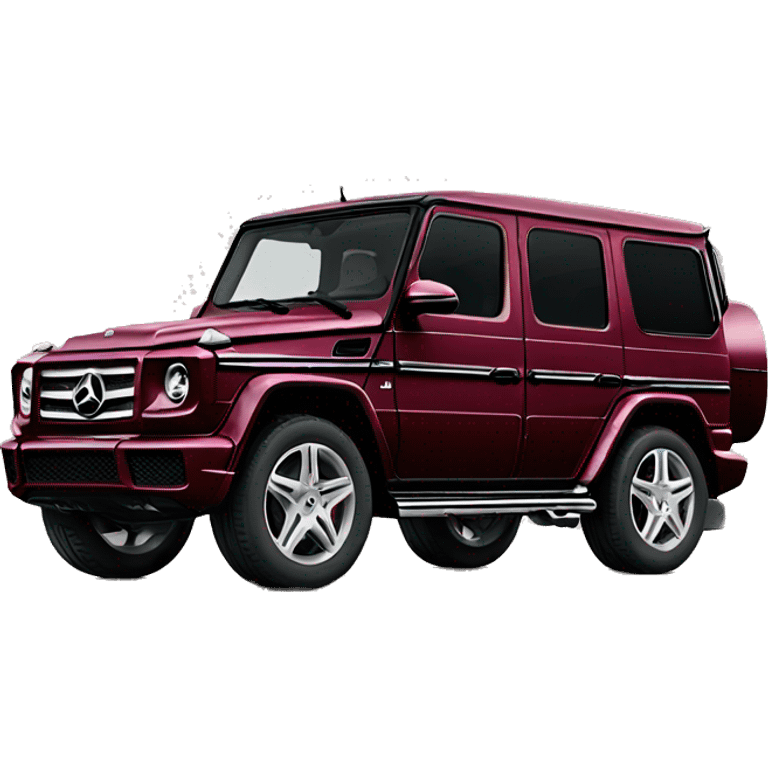 Burgundy G-class emoji