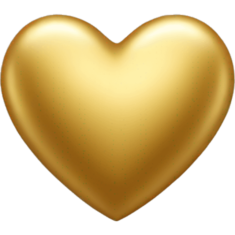 Small gold heart emoji