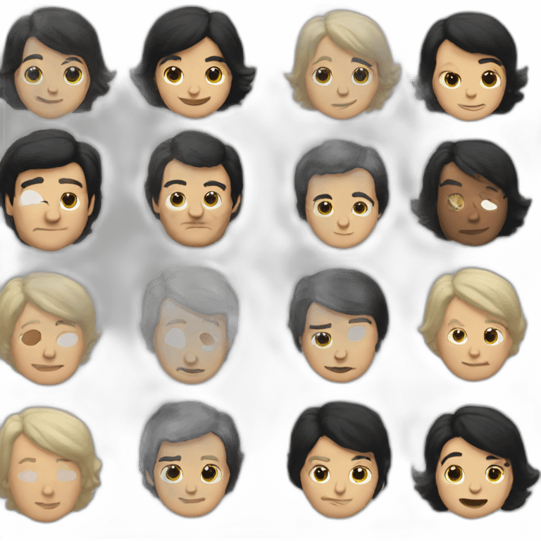 robin-williams black hair emoji