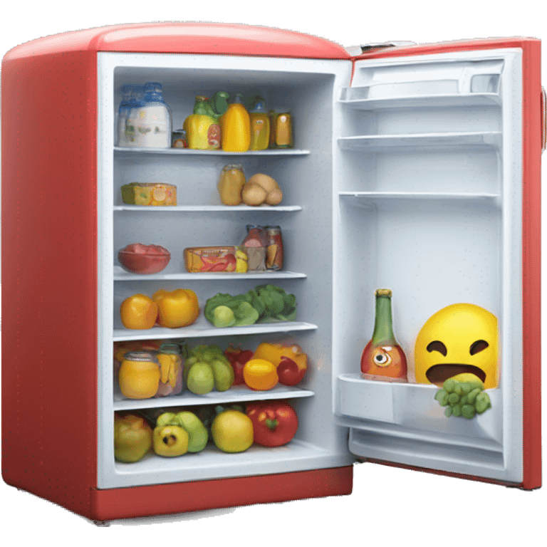 fridge, 3d emoji