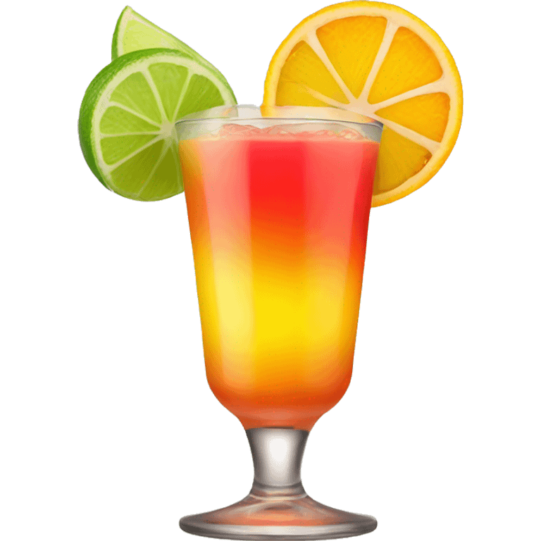 Tequila sunrise drink  emoji