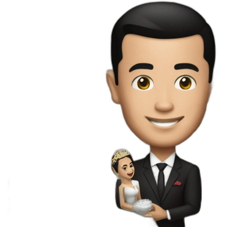 cristiano ronaldo proposing president jokowi emoji