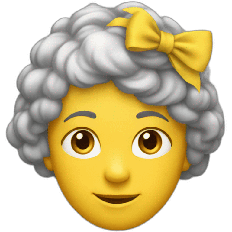 tete emodjijaune avec un bandeau sur la tete emoji