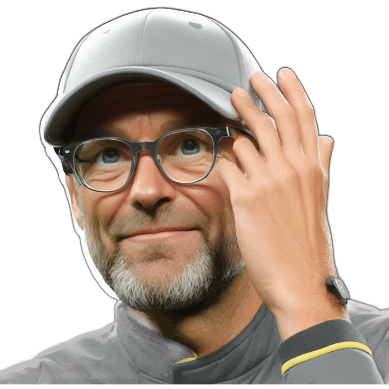 jurgen Klopp is doing "chef's kiss" gesture emoji