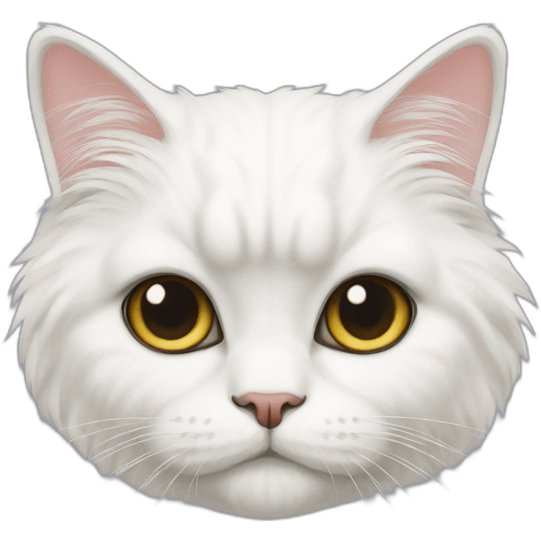 white persian cat emoji