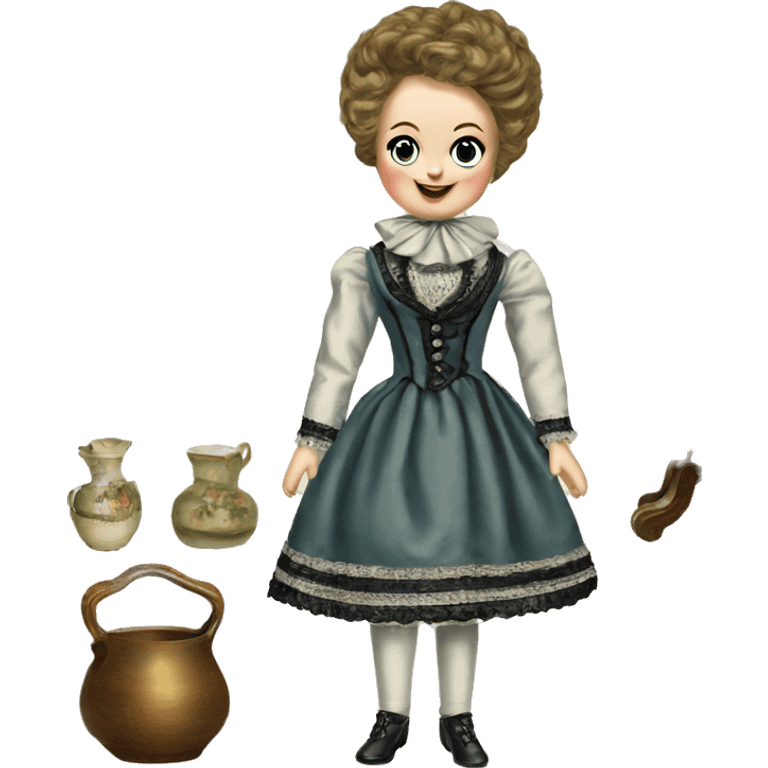 antique victorian dollhousw emoji