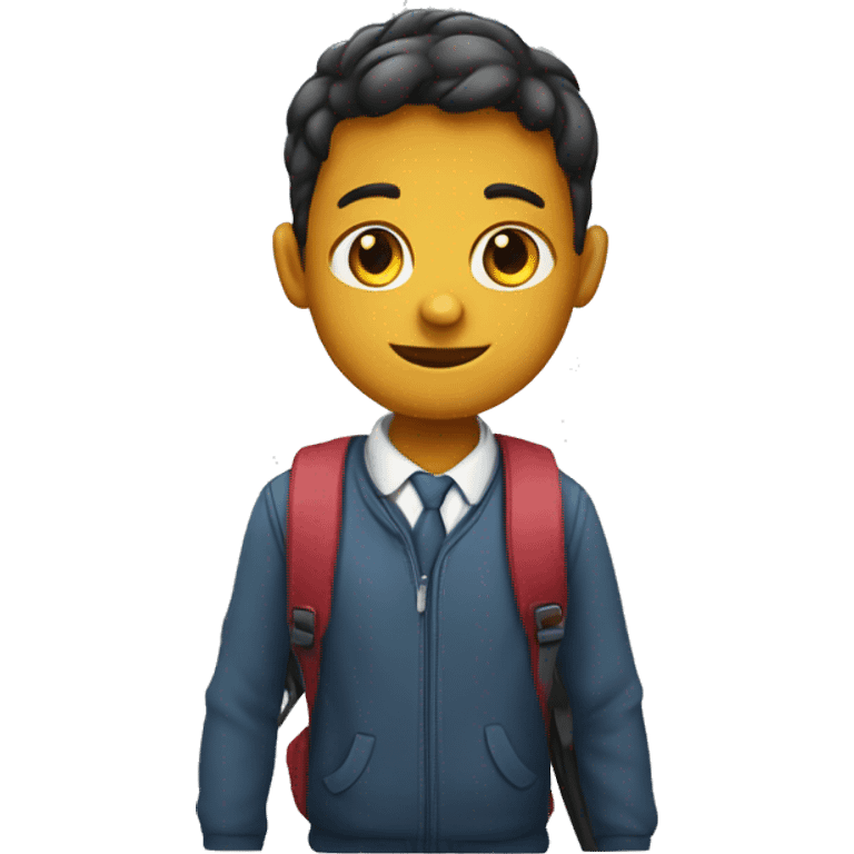 Going to school emoji