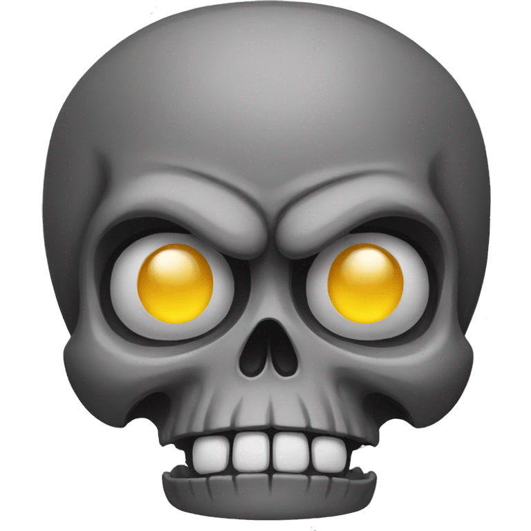 really angry skull emoji