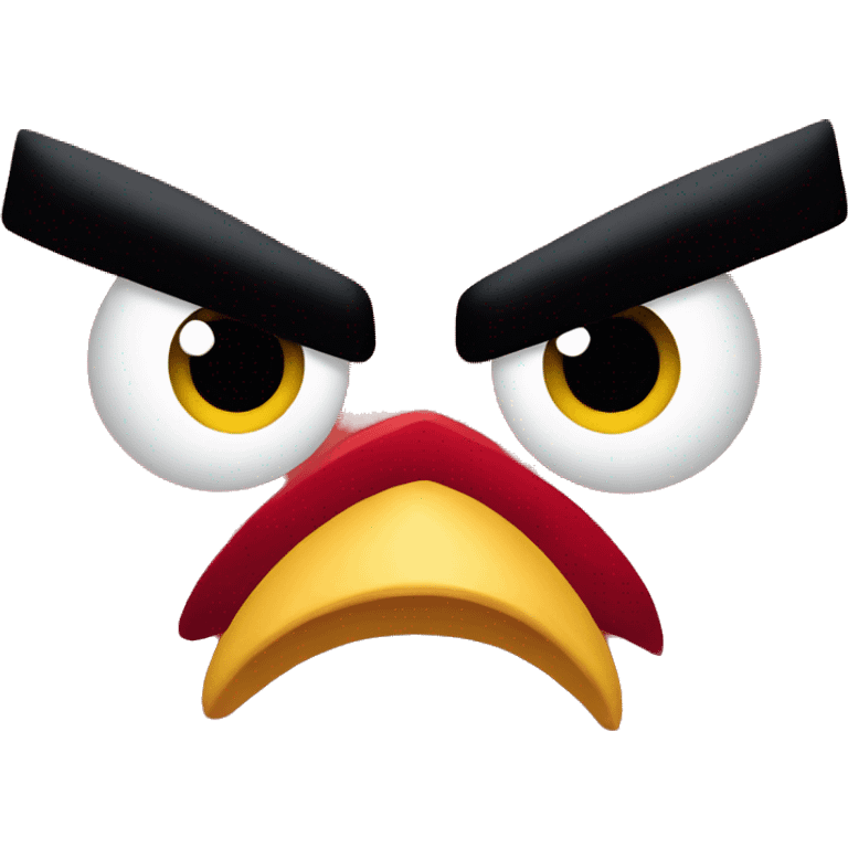 Angry bird emoji