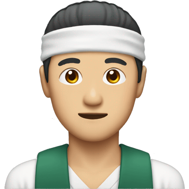 Japanese man with a headband
 emoji